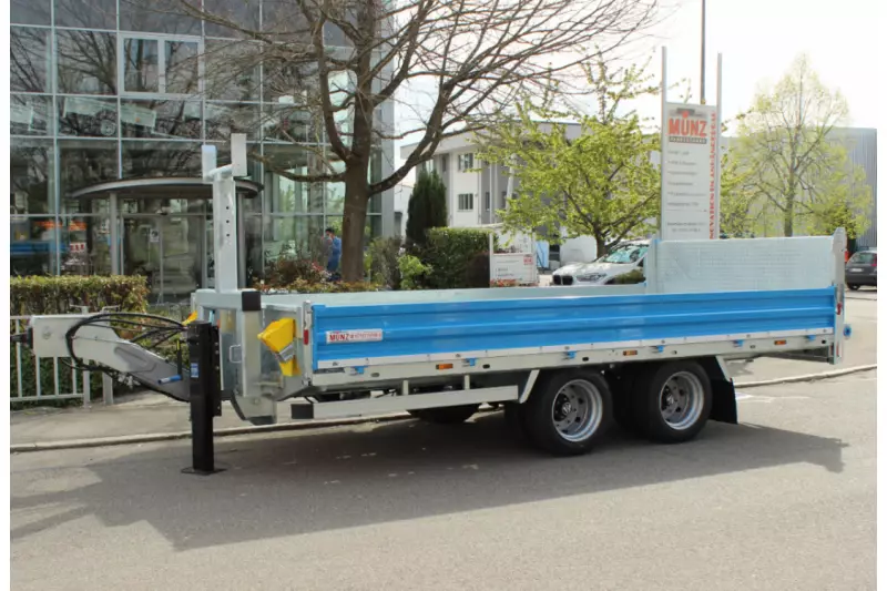 Die Tandem Absenkkipper Reihe (TAA) besitzt ausschließlich die Absenkfunktion und ist somit primär zum Transport von Maschinen entwickelt.