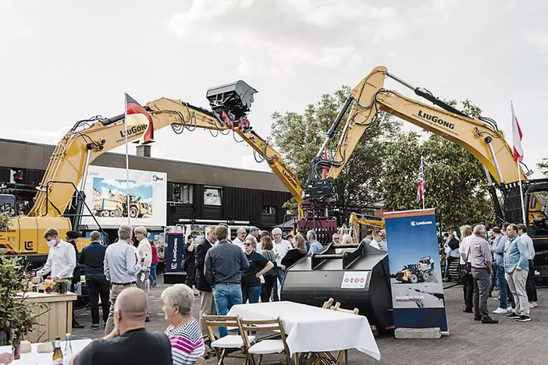 Großes Interesse weckte die Eröffnungsfeier des LiuGong-Vetriebszentrums am Hauptsitz von Muli in Velen.