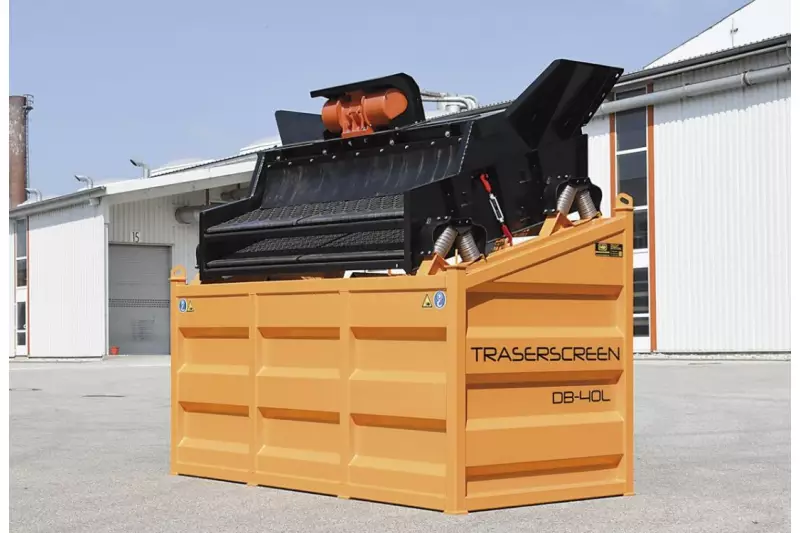 Ein Verkaufsschlager von NB Baumaschinen sind die Traserscreen Siebanlagen, die es in den unterschiedlichsten
Größenklassen von 7 bis 150 t Stundenleistung
gibt. Auch diese Maschinen können
entweder gemietet oder gekauft werden.