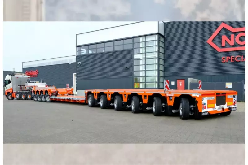 Die neueste Tiefladerkombination EURO-147-46(ICP) wurde für die deutschen Vorschriften mit einer Nutzlast von 100 Tonnen optimiert.