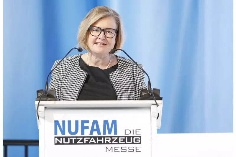 Britta Wirtz, Geschäftsführerin der Messe Karlsruhe, bei ihrer Eröffnungsrede. Quelle: Messe Karlsruhe/Jürgen Rösner