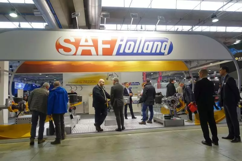 Der Stand von SAF-Holland, einem der führenden globalen Nutzfahrzeugzulieferer, war durchgehend gut besucht.