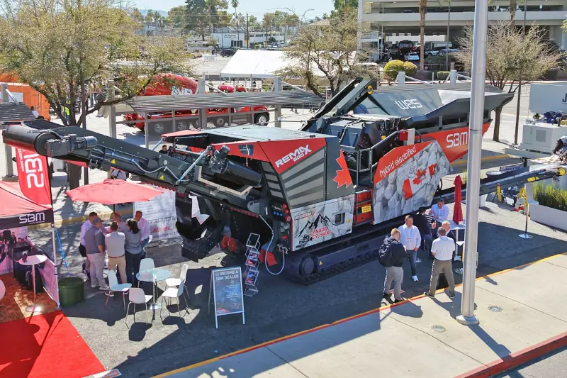 Premiere: Der Prallbrecher REMAX 600 wurde erstmals auf einer Fachmesse in Nordamerika präsentiert.