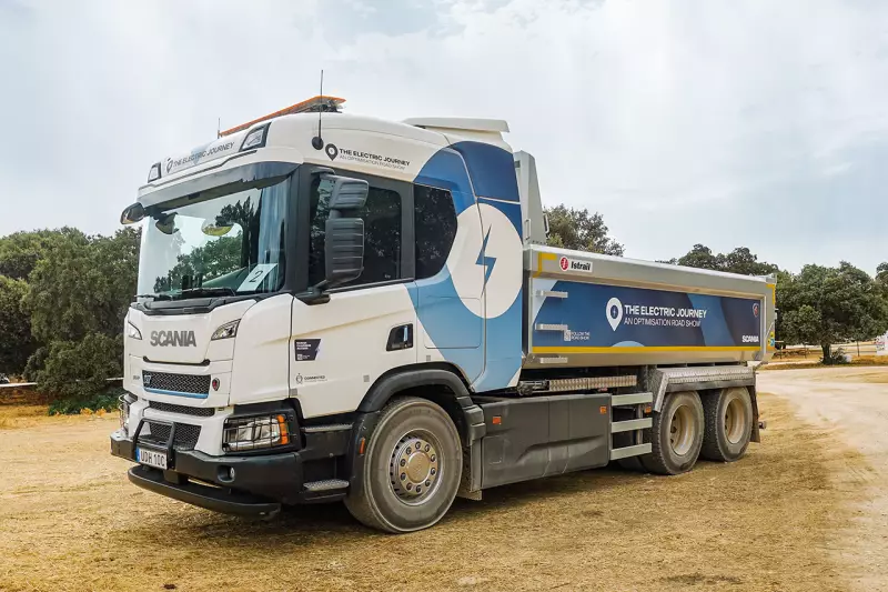 Die batterieelektrischen Modelle bewiesen ihre Alltagstauglichkeit und Leistungsfähigkeit unter realen Einsatzbedingungen. Quelle: Treffpunkt.Bau