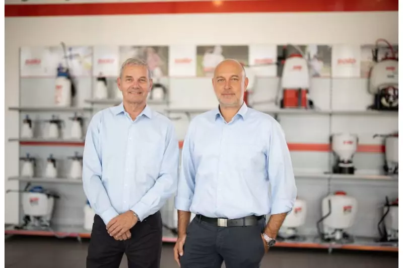 Die aktuelle Geschäftsführung von SOLO Kleinmotoren (v.l.): Andreas Emmerich und Sascha Luft.