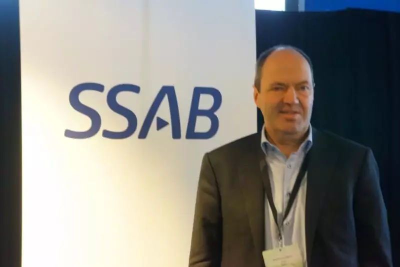 Martin Lindqvist, SSAB CEO, leitet ein Unternehmen mit weltweit 17.300 Mitarbeitern in 50 Ländern.