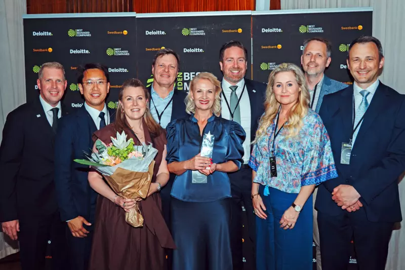 Das Steelwrist Managementteam bei den BMC Awards. 