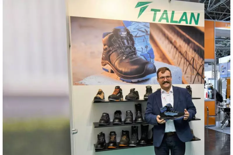 Rund 3 Mio. Paar Sicherheitsschuhe pro Jahr fertigt die ukrainische Talan Group. Anton Shcherbakov, Sales Manager Germany, freut sich über den wachsenden Bekanntheitsgrad und die rapide steigende Nachfrage nach Talan Schuhen auch hierzulande.