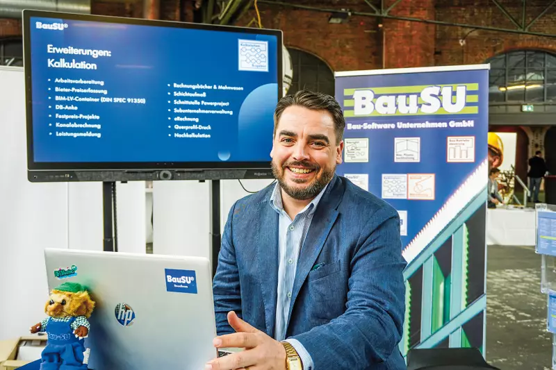 Bei BauSU im Fokus standen digitale Lösungen, die den speziellen Anforderungen von Rückbauprojekten gerecht werden. Das Softwarehaus informierte über die modulare ERP-Software, die betriebswirtschaftliche, technische und organisatorische Prozesse in einer zentralen Datenbank bündelt. Quelle: Treffpunkt.Bau