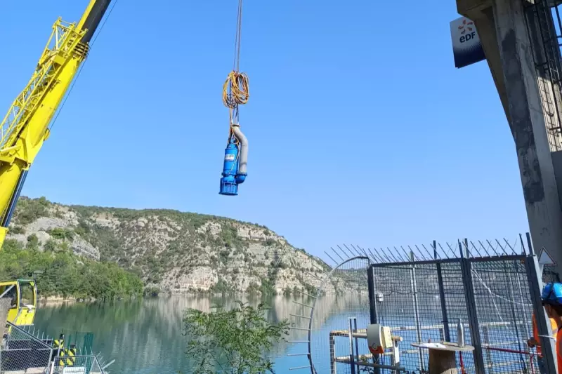 Eine Pumpe des Typs GSZ schwebt herein.