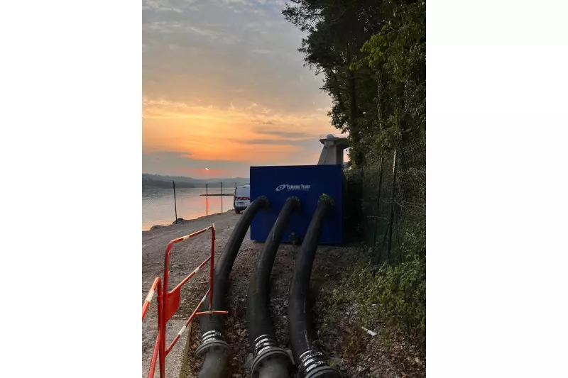 Das komplette Equipment für die Wasserlogistik lieferte Tsurumi.