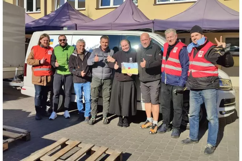 Die Mitarbeiter des Caritas-Zentrums freuten sich über die große Hilfsbereitschaft aus Deutschland.
