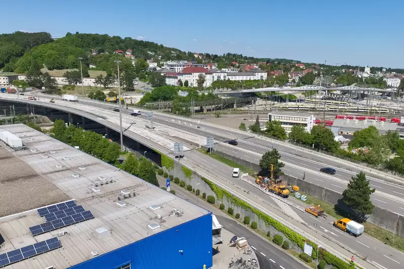 Die Erneuerung der B10 in Ulm ist ein gewaltiges Infrastrukturprojekt, in dessen Zuge die Wallstraßenbrücke rückgebaut wird. Foto: Thomas Wimmer/Stadt Ulm