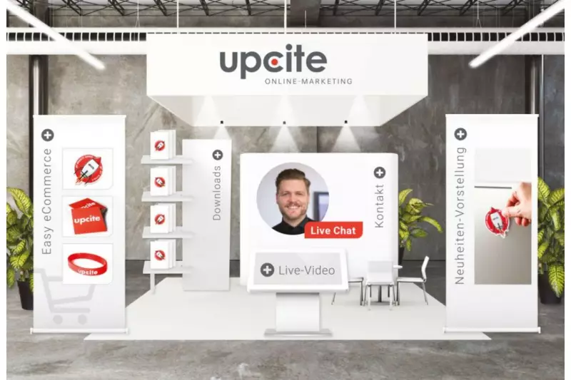Mit dem Showroom von Upcite Online-Marketing steht Anwendern eine smarte Vertriebslösung zur Verfügung. Die digitale Plattform kann beispielsweise genutzt werden, um Produktneuheiten zu präsentieren oder per Live-Chat in den direkten Austausch mit Kunden zu treten. 