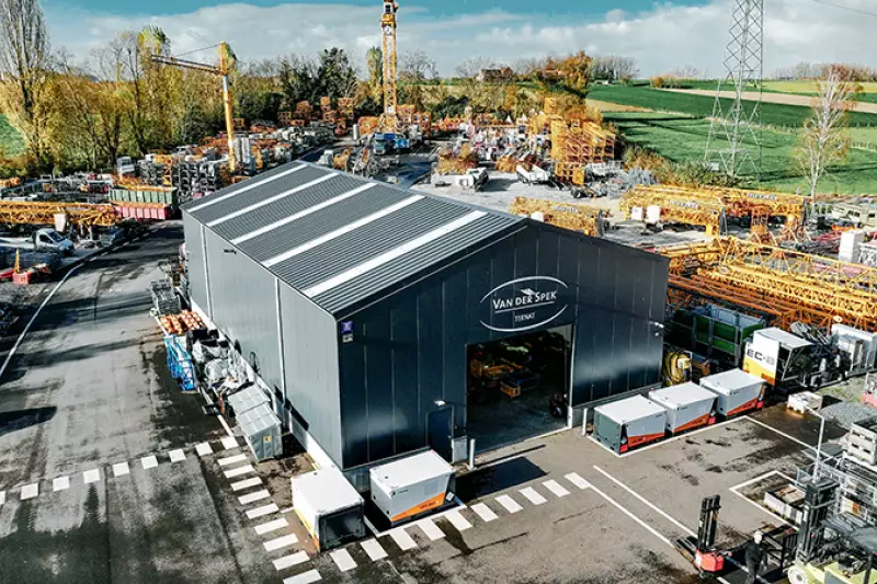 Das Firmengebäude mit dem Energiespeicher-Mietangebot kann sich sehen lassen. 
