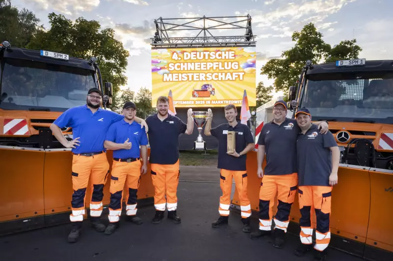 Gewinner: Platz 1 Straßenmeisterei Oberweyer, Platz 2 Straßenmeisterei Bingen, Platz 3 Autobahnmeisterei Emmelshausen.