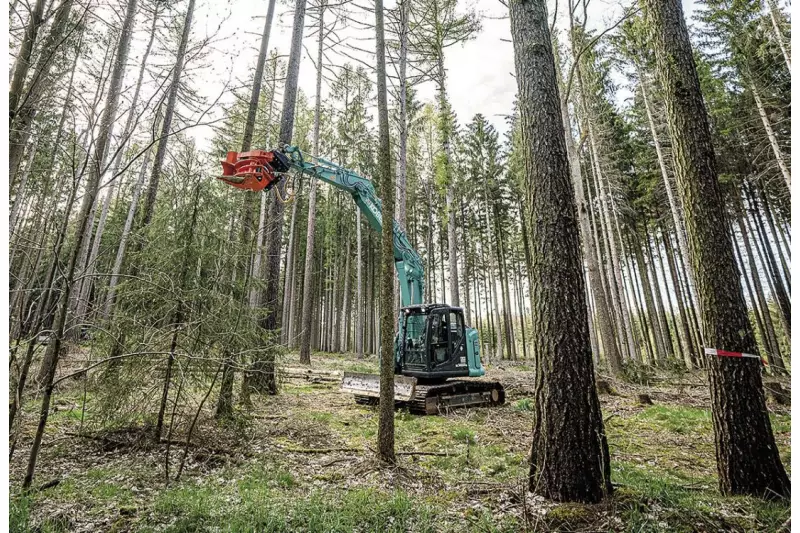 Die Maschinen der Woodcracker CL-Serie stechen durch besonders vielseitige Anbaumöglichkeiten heraus. Quelle: Westtech