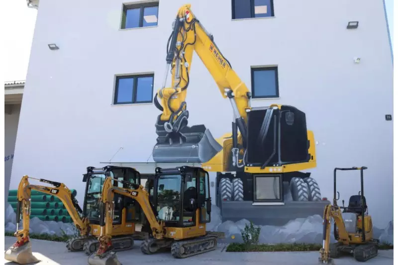 Das Graffiti ziert das neue Firmengebäude des Kanalbauers Thomas Weiher. 