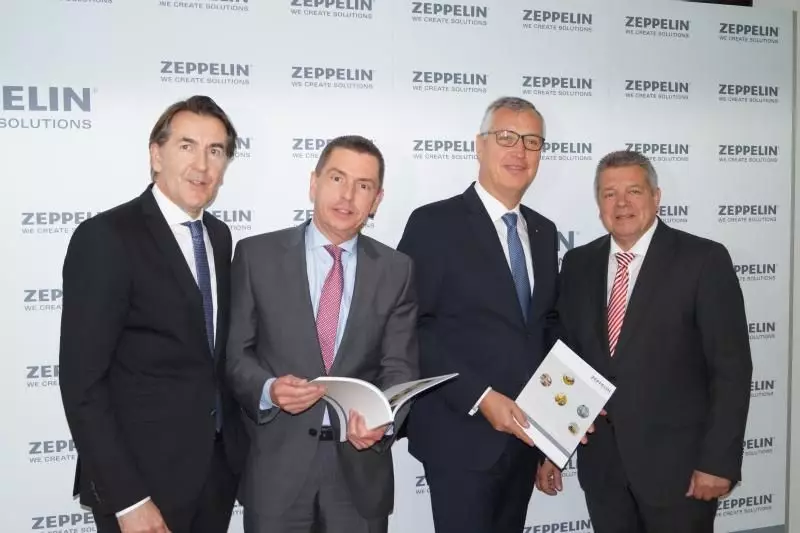 Die vier Geschäftsführer des Zeppelin-Konzerns (v.l.n.r.): Jürgen-Philipp Knepper, Christian Dummler, Peter Gerstmann und Michael Heidemann.