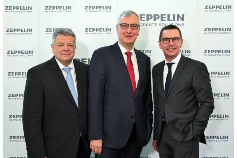 Mit dem höchsten Umsatz der Firmengeschichte schloss der Zeppelin Konzern 2017 ein äußerst erfolgreiches Geschäftsjahr ab. Konzernpressesprecherin Sandra Scherzer moderierte das Pressegespräch Mitte April.