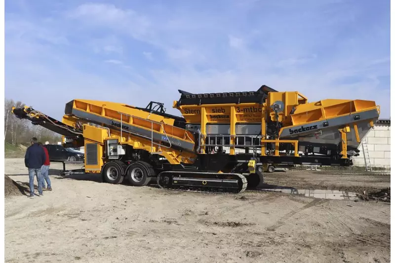 Die mobile Backers Sternsiebanlage wird auch bei anderen Unternehmen ihren Einsatz finden.