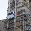 Im Rahmen der fortlaufenden Instandsetzung des Doms saniert die Dombauhütte des Staatlichen Bauamts Bamberg die unteren Geschosse des Nordostturms. Dabei kommt ein Geda 1500 Z/ZP zum Einsatz.
