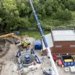 Ein R 930 und ein LTR 1060 im Einsatz auf der Baustelle.