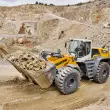 Der robuste Liebherr-Radlader L 586 XPower eignet sich für anspruchsvolle Arbeiten in der Gewinnung.