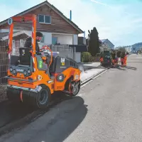 Rangendingen E-Asphaltwalze. Foto: Wirtgen