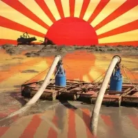 Zwei Schlammpumpen aus dem Land der aufgehenden Sonne auf Pontons: Kaum eine Grube kommt ohne Entwässerung aus (Foto: Tsurumi).