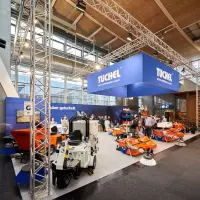 Ein echter Blickfang: Der neue, moderne Messeauftritt von Tuchel auf der Agritechnica setzt ein klares Zeichen für die zukunftsorientierte Ausrichtung der Marke.